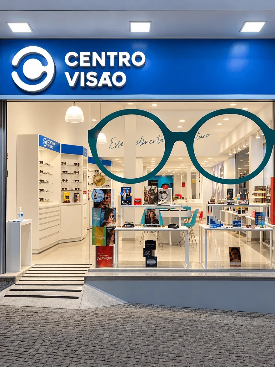 Fachada da Centro Visão Afonso Pena, na Avenida Afonso Pena.
